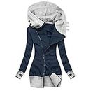 Best Black of Friday Deals Canada Womens Zip Up Jackets Fashion Print Hooded Sweatshirt Lightweight Casual Long Sleeve Hoodie Long Coat with Pockets My Orders Placed Recently by Me On Amazon