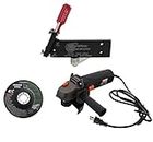 All American Sharpener 5000 Sharpener Kit for Standard and Mulching Lawn Mower Blades with Angle Grinder and Wheel