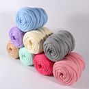 Velvet Bulky Yarn Chunky Arm Knitting Soft Giant Bulky Yarns Ball Crocheting DIY