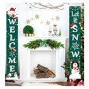 CLEARANCE Chrismas Banner Flag Door Wall Hanging Party Decorations Ornaments