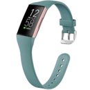 Compatible with Fitbit Charge 4 Bands/Charge 3 Bands for Women Men,Slim Soft ...