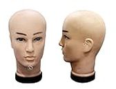 SOHAM SHREE ® : MALE Head Mannequin - Men Head Dummy - Display Stand Hair Wig | Cap | Face for Sunglasses | Eye Glasses Holder | Hat Display Model Stand | - 11 Inch Size (Skin Color)