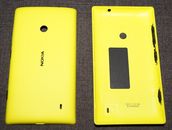 Original Nokia Lumia 520 Akkudeckel Battery Cover Tasten Gelb