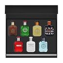 WHISKY Perfume Collection • Set di 7 miniatures • Eau de Toilette • Profumo da uomo • Per lei • Colonia • 10ml • EVAFLOR PARIS (scelto a caso tra 10 opzioni)