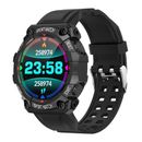 Fresh Fab Finds Wireless Fitness Tracker - Waterproof Smart Watch with Heart Rate, Blood Pressure, Sleep Monitor - Android IOS - Black
