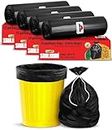 Shalimar Premium Garbage Bags Size 30 X 37 Inches (Extra Large) 60 Bags (4 rolls) Dustbin Bag/Trash Bag - Black Color
