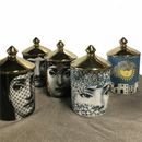 Piero Fornasetti Candle Holder Storage Jar Home Room Decor Ceramic Cups Mugs