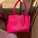 Michael Kors Women’s Hot Pink Leather Handbag