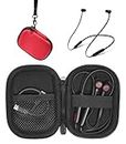 CaseSack case for Beats Flex Wireless Earbuds. Also for Powerbeats High-Performance Wireless Earbuds, mesh Charge Cord Pocket