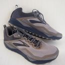Brooks Cascadia 14 men's grey blue trail running shoes US12 2E wide