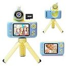 Kids Camera for Boys With Tripod, Camera Gifts for Boys and Girls with 32GB SD Card, 2.4 Inch Screen Digital Camera for Kids, 1080P HD Video Camera for 4 5 6 7 8 9 10 Years Old Children