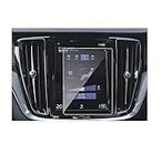 GRIP GUARD COMPANY Navigation infotainment System Screen Guard for Volvo XC60 Car bubble proof with 9h hardness scratch resistant guard
