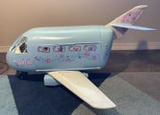 1999 Mattel Barbie Doll Blue Jet Airplane Plane 1999 With Accessories Works!