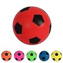 HTI Toys & Games Fun Sport Fußball Größe 5 Rot | Indoor/Outdoor Weicher Schaumstoff-Fußball Großer Spaß für Erwachsene und Kinder Jungen & Mädchen