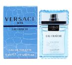 Original Versace Man Eau Fraiche Eau De Toilette EDT 5ml 0.17oz Perfume for Men