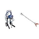 Graco Magnum 262805 X7 Cart Airless Paint Sprayer & 243040 Tip Extension with RAC IV Tip Guard, 10"