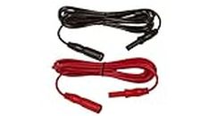 Power Probe PPTK0002 - Extension Cable Test Lead Kit for Multimeter DMM with 4mm Banana Plug Connector, 10 Ft Length Each Cable
