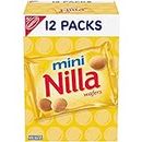 Nilla Mini Wafer Cookies, Vanilla,1 Ounce (Pack of 12)