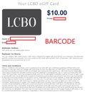LCBO eGift Card CAD$10