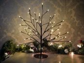 45cm Beleuchtung Birke Zweig Baum LED Weihnachtsdekoration Zweige Tischplatte Innen