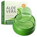 30 Paar Aloe Vera Eye Treatment Mask Collagen Eye Patch Anti Aging Falten Augenklappen Augen-Gel-Pads oder Puffy,Reduzieren Dunkle Augenringe,Feuchtigkeitsspendend,Tränensäcke Entfernen