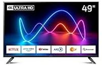DYON Smart 49 XT Téléviseur 49 ", smart, 4K ultra HD, avec Triple Tuner HD, Prime Video, Netflix et HbbTV