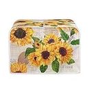 Eheartsgir Sunflowers Print Kitchen Appliance Cover 2 Slice Toaster Flower Small Appliance Parts Accessories Stain Resistan Coffee Maker Covers Protector