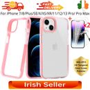Phone Case Protective Cover Shockproof Transparent Anti-Fall For iPhone Series