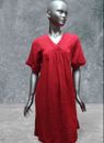 Gudrun Sjoden Pink Short Sleeve Knee Length Dress Size S