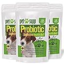 PetSupp Probiotics for Dogs, Good Stomach & Gut Health, 120 Probiotic Tablets, Handy Re-Sealable Bag.