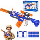 Pistola giocattolo per pistole nervose - mitragliatrice automatica per ragazzi ragazze cecchino - 100 freccette