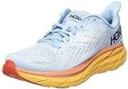 HOKA ONE ONE Women's Clifton 8 Running Shoes, Summer Song/ICE Flow, 3.5 UK