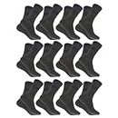 FATON Men's Full Length Indian Army Socks (Olive Color, Free Size, Pack of 12 Pairs)