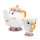 Paladone Disney Princess: Beauty and The Beast - Mrs Potts Tea Pot and Chip Mug Gift Set (Large Pack) (PP10815DP)
