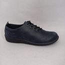 Clarks Cloud Steppers Schuhe Damen UK 5,5 D marineblau Schnürung Nubuk Leder Komfort