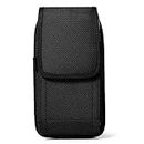 Rugged Nylon Vertical Belt Clip Holster Case for Samsung Galaxy S8 Active/Note FE / S8 / J5 J7 A5 A7 / J7 Pro / J7 Max / J7 Perx / J7 V / C5 C7 Pro/Xcover 4 / Apple iPhone 7 Plus