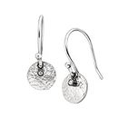 Silpada 'Mini Crystal Disc' Drop Earrings with Crystals in Sterling Silver, Crystal, not known