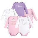 Hudson Baby Unisex Baby Cotton Long-sleeve Bodysuits, Magical Unicorn, 12-18 Months US