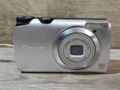 Canon PowerShot A3200 IS 14.1MP Silver Digital Point & Shoot Camera