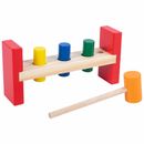 Wooden kids hammer toy pounding box for 1 year old toddler