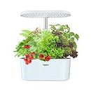 Vegebox Hydroponics Growing System, Indoor Herbs Kitchen Garden with Full Spectrum LED Grow Light, Plants Germination Kit 11 pods with Automatic Timer, Adjustable Height Up 14 inch to for Home Kitchen