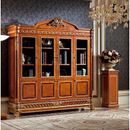 Infinity Furniture Import Narcissus 4-door Bookcase Wood in Brown | 92.12 H x 88.18 W x 24.8 D in | Wayfair E-62 4-Door Bookcase