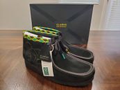 Clarks Jamaica Bee Wallabee 26160552 Mens Black Suede Size 9.5 NEW WITH BOX