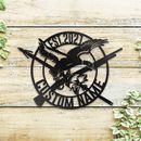 Personalized Duck and Fish Metal Signs, Custom Hunting Wall Decor, Hunter Gift