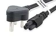 Dyeton 3 Pin AC Black Laptop Power Cord Cable Notebook Computer Replacement Charger Cord 18AWG Laptop Adapter Power Cable Laptop Charger Power Cord Universal Mickey Mouse Connector Power Cord