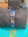 Rustic Cuff Jordan Silver Enamel / Navy Bangle Bracelet W/storage bag