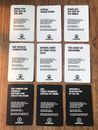 Superfight Card Set of 9 Exclusive Expansion PAX West 2017 Complete Set NEW