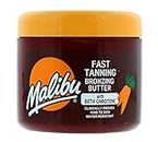 Malibu - Crema bronceadora para bronceado rápido, 300 ml