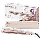 Remington ProLuxe Hair Straightener (1-Pass Straightening, Ceramic, Lightweight, Easy Gliding, LCD Screen, 9 temperature settings from 150 to 230°C, pouch) S9100 Hair Straightener