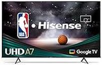 Hisense 85-Inch Class A7H Series 4K UHD Google Smart TV (85A7H) - Voice Remote, HDR10, Chromecast Built-in, Game Mode, Sports Mode, DTS Virtual: X, Black